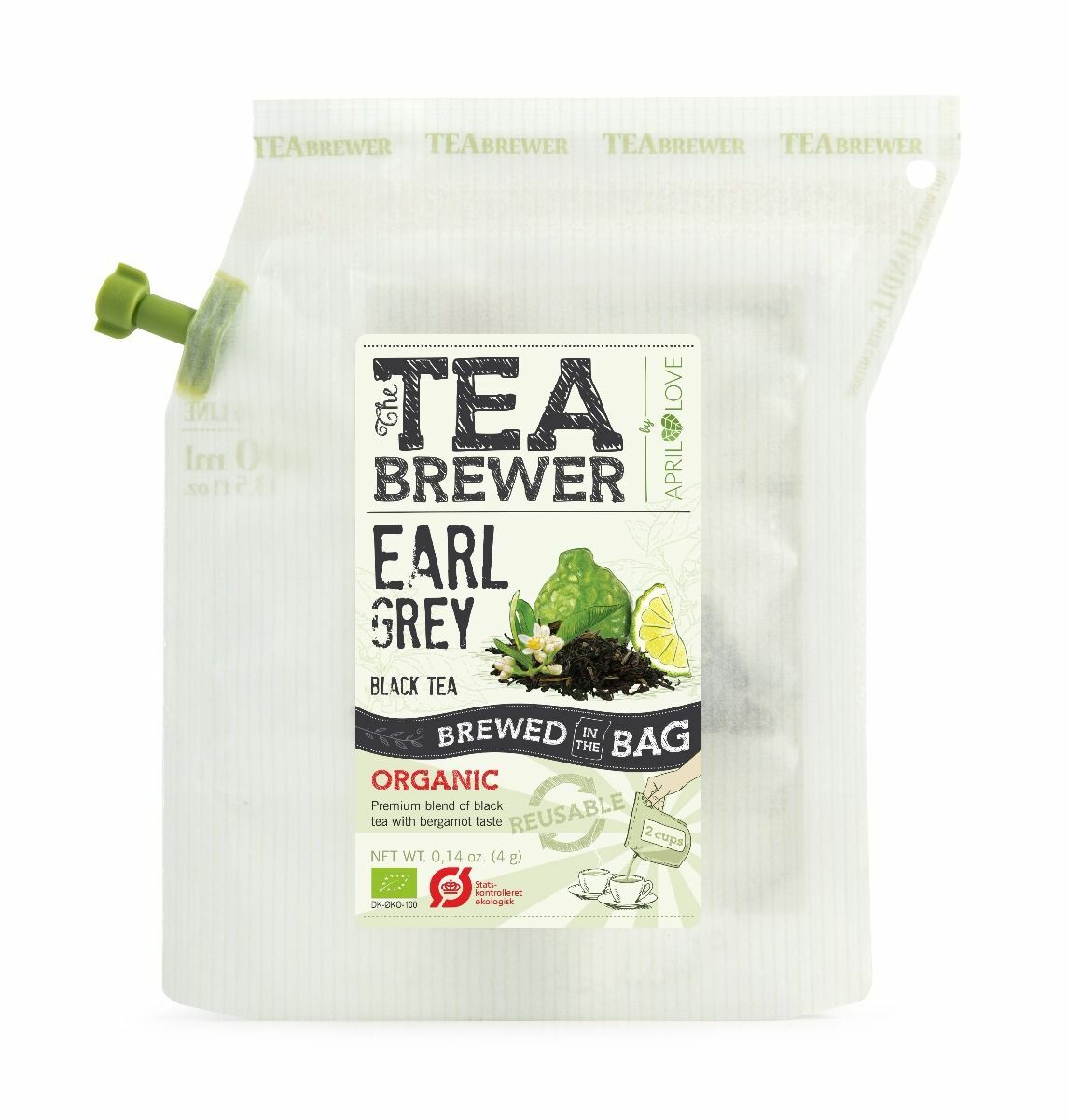April Love Teabrewer - Organic Earl Grey Black Tea