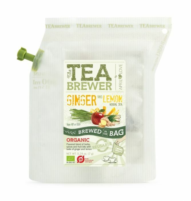 April Love Teabrewer - Ginger & Lemon Herbal Tea