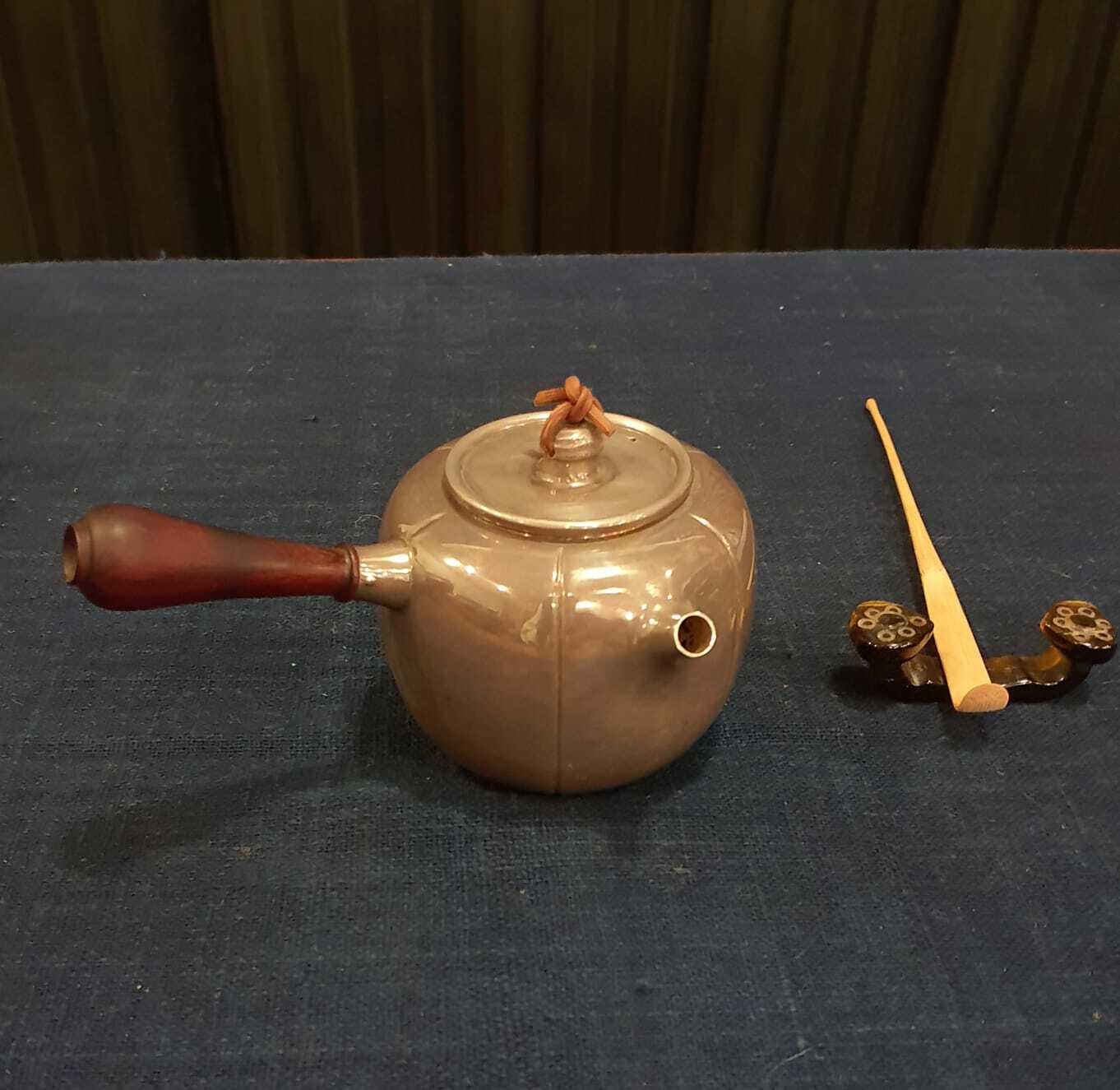 古陀側把泡茶壺