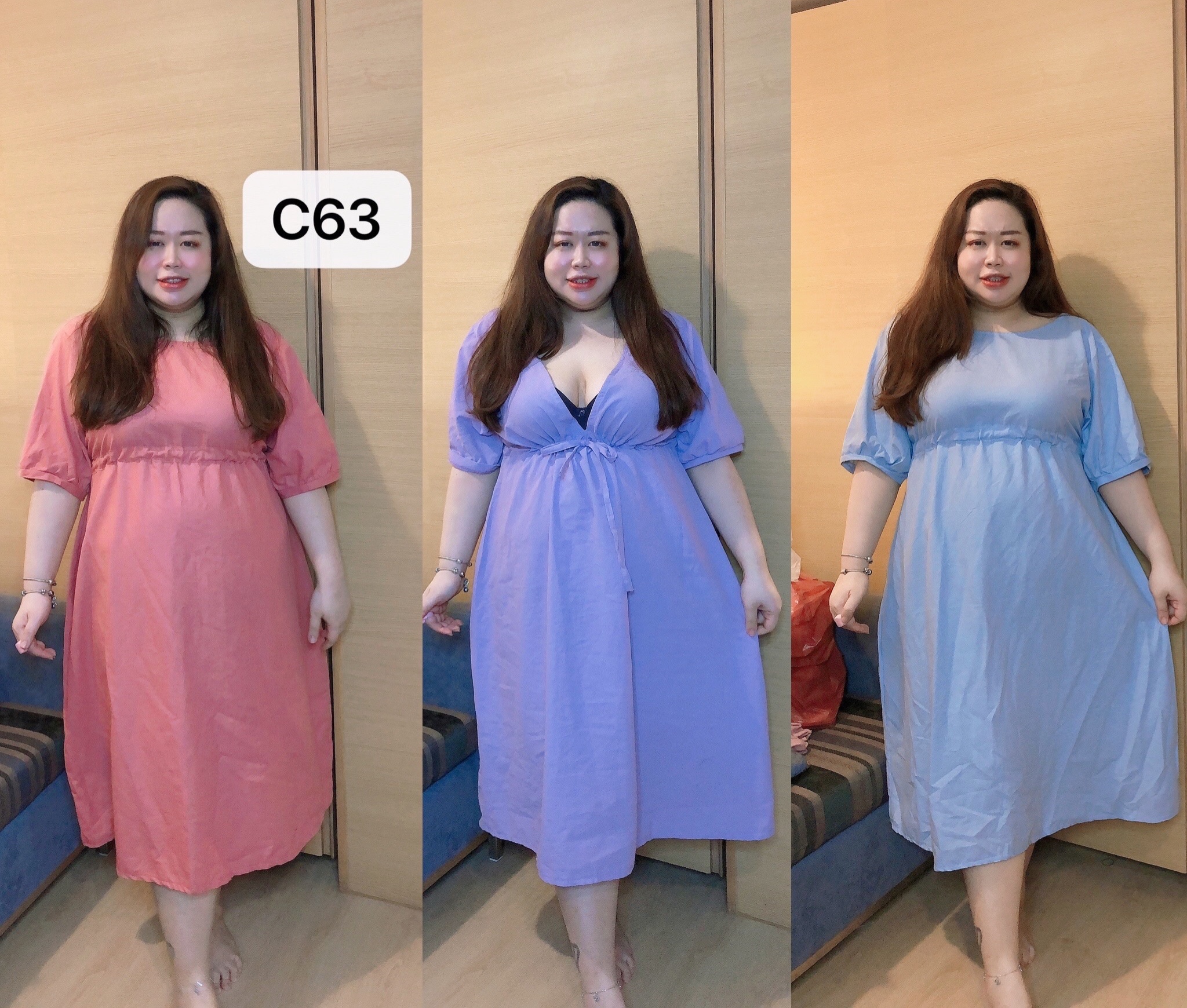 C63 Dress *Bust 40 to 50 inch