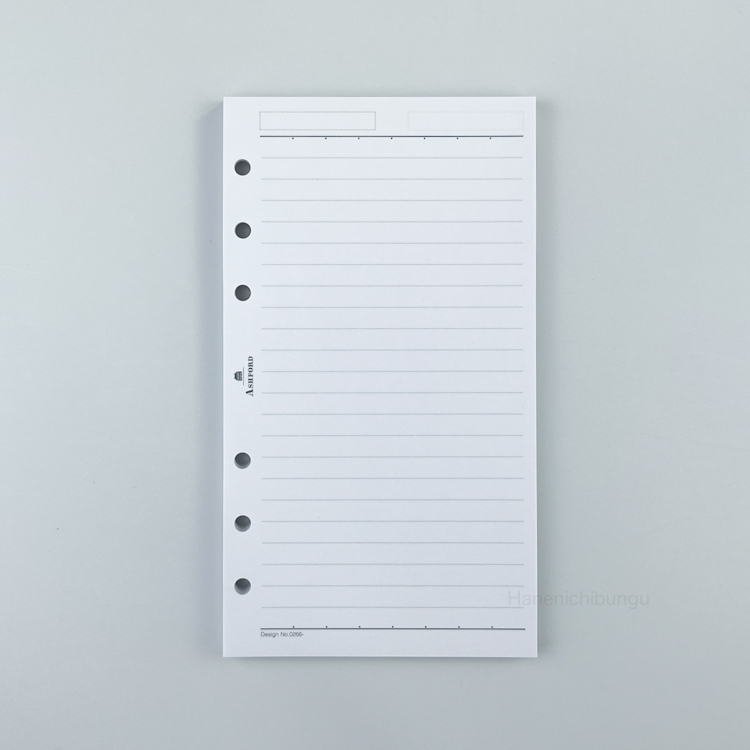 BIBLE／彩色橫線內頁6.5mm（五色、100張入）