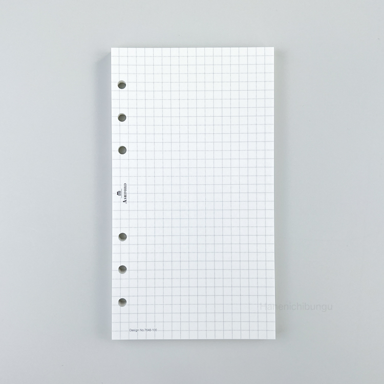 BIBLE／白色方格內頁5mm（100張入）