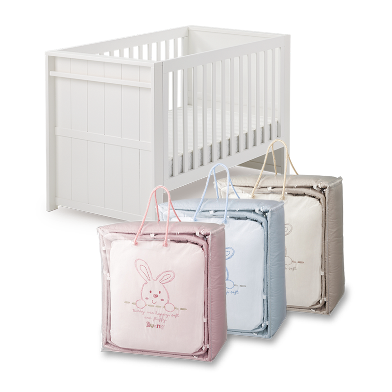 ▲BeBe de Luxe 嬰兒大床組合(純淨白)