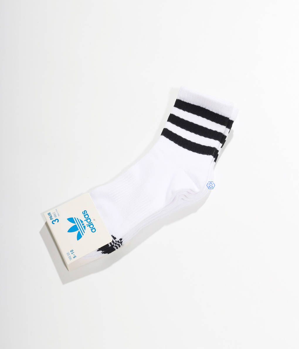 ADIDAS Originals 3 Pack Womens Ankle Socks 白色中筒襪 (三雙入) (CI0908)