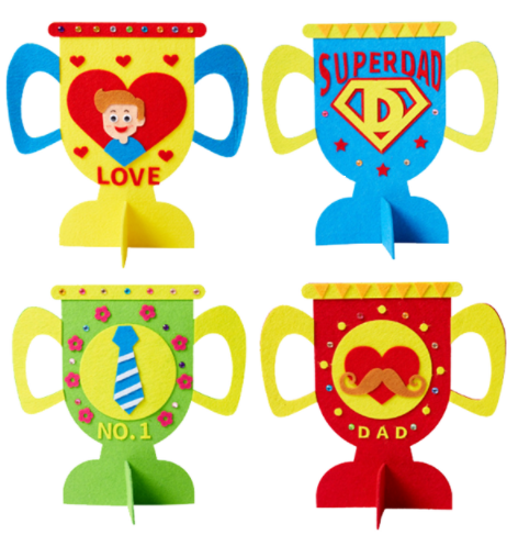 DIY 超人爸爸獎盃材料包 M1667