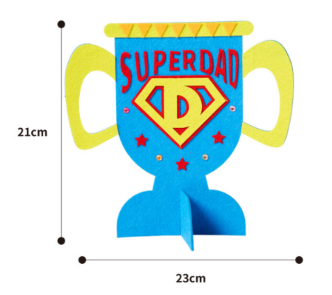 DIY 超人爸爸獎盃材料包 M1667
