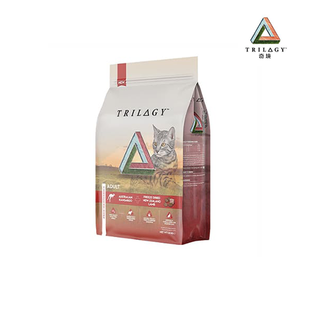 奇境 澳洲野生袋鼠＋紐西蘭羊肺凍乾 無穀全貓糧