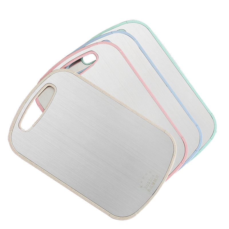 不銹鋼+小麥砧板