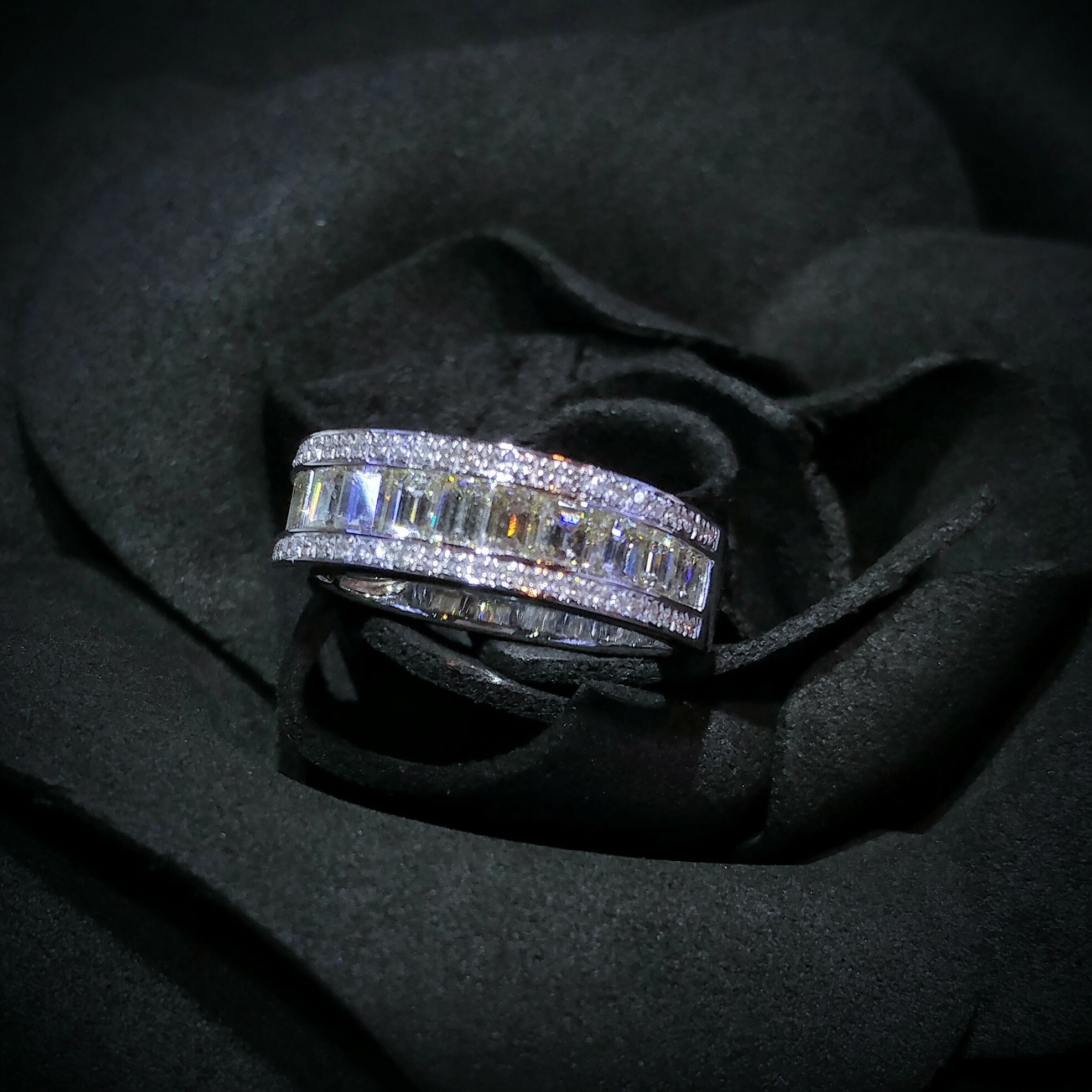 全新18K白金共1卡60份鑽石戒指