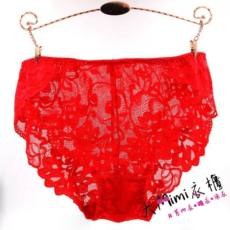 性感蕾絲大碼內褲(8色)