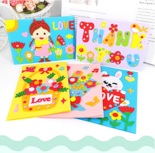 DIY不織布祝福賀卡材料包 M1820