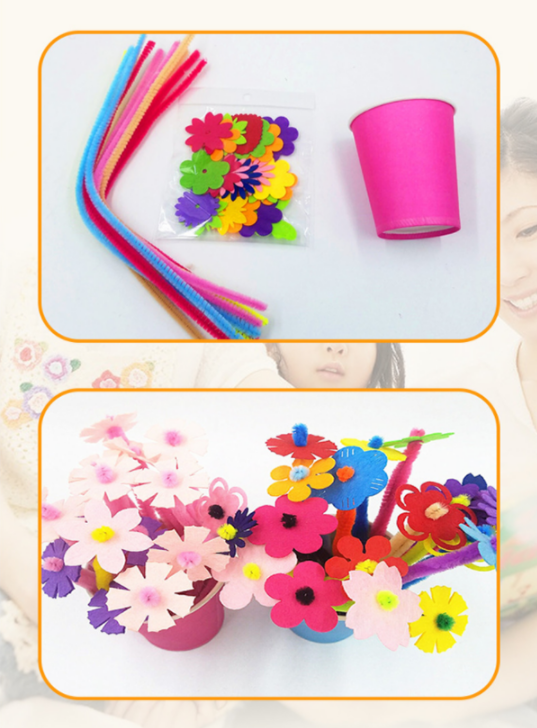 DIY紙杯插花材料包 M2078