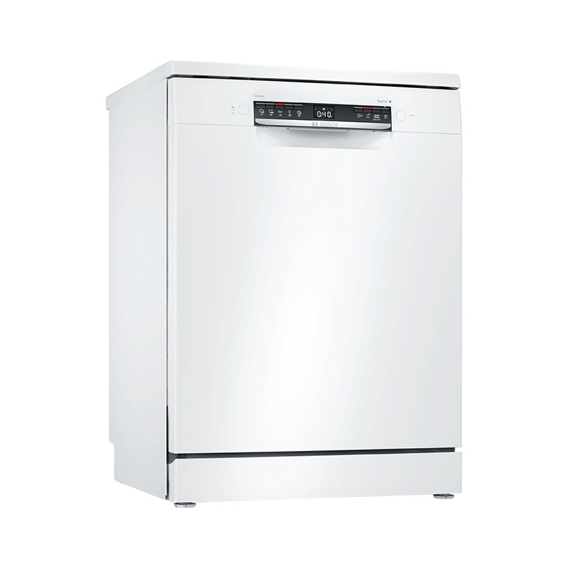 【結帳現折】BOSCH 60cm 4系列獨立式洗碗機 熱能交換裝置 5段洗程 SMS4HAW00X