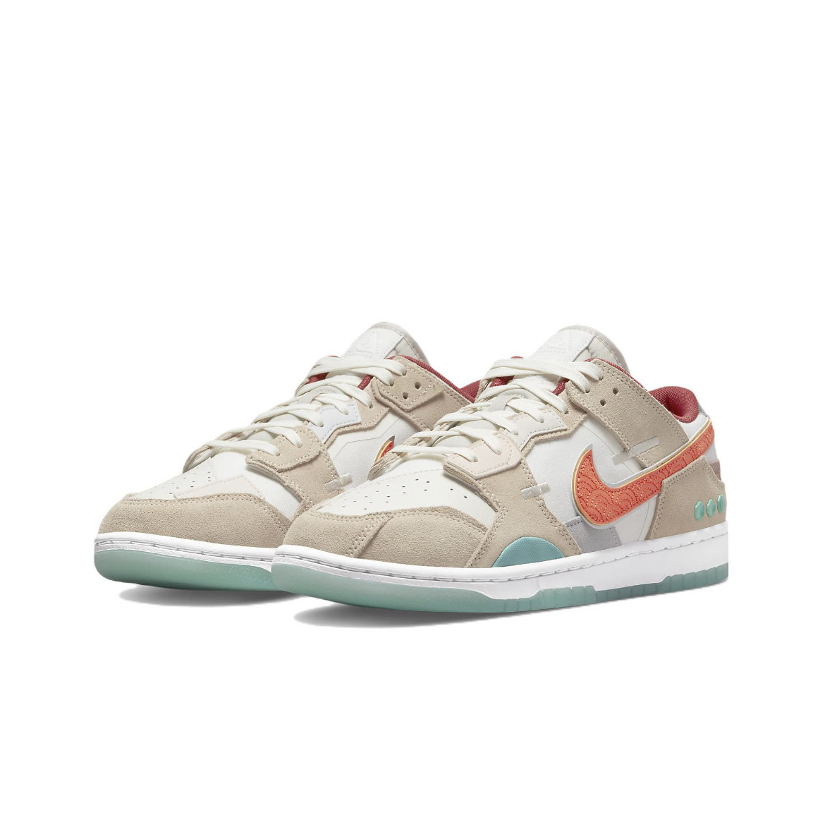 NIKE DUNK SCRAP “SHAPELESS FORMLESS LIMITLESS” 拼接 解構 白橘藍