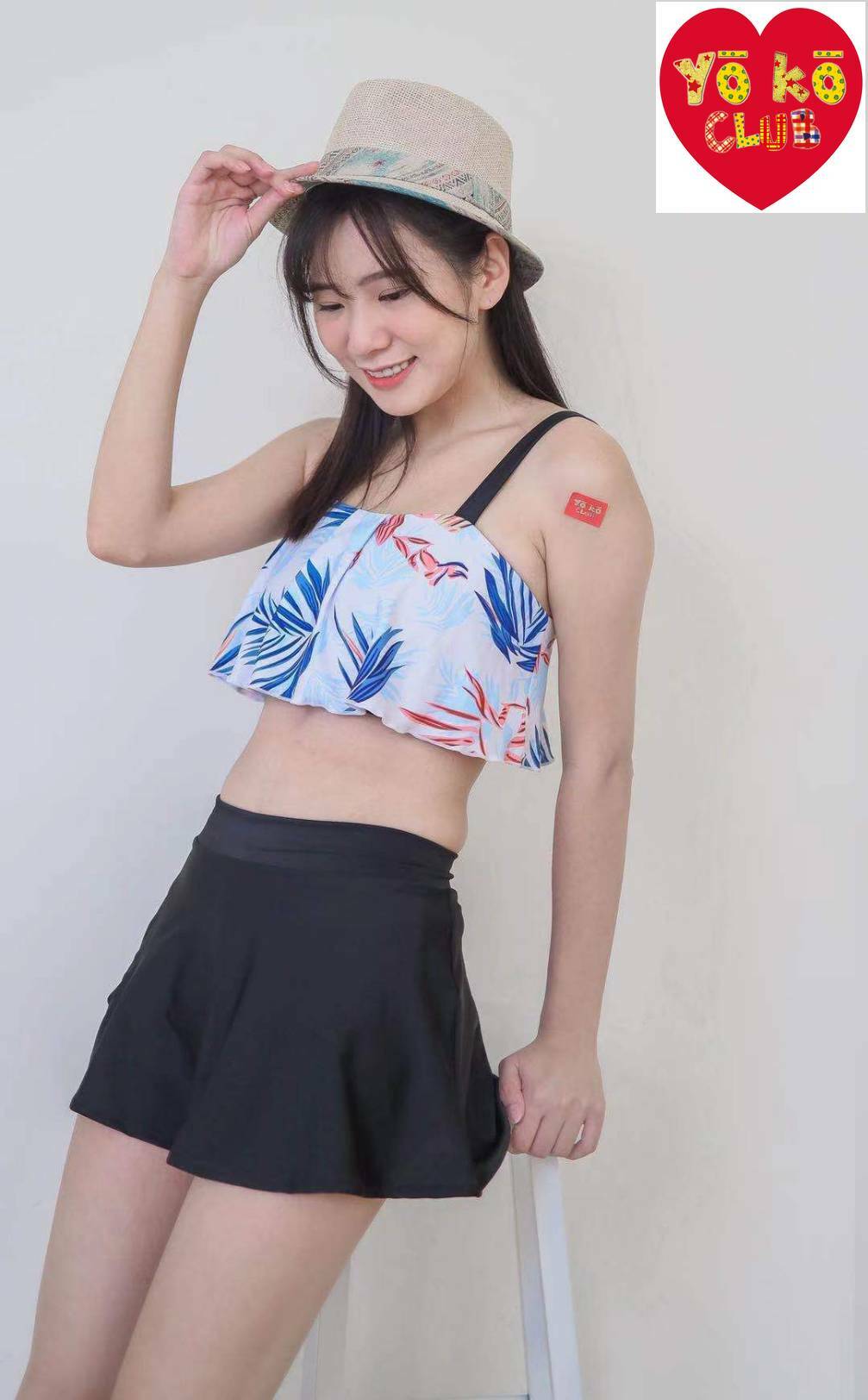 大女藍葉子4件裙裝D112