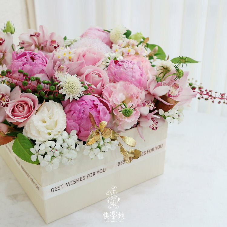 大自然的珠寶盒 I 鮮花禮盒 flowers in box  AB220560