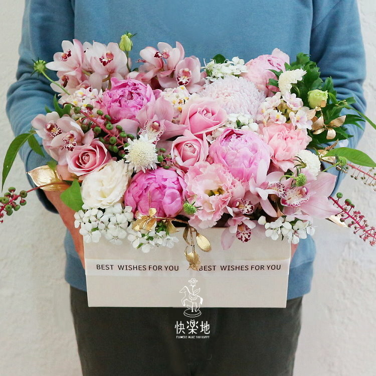 大自然的珠寶盒 I 鮮花禮盒 flowers in box  AB220560