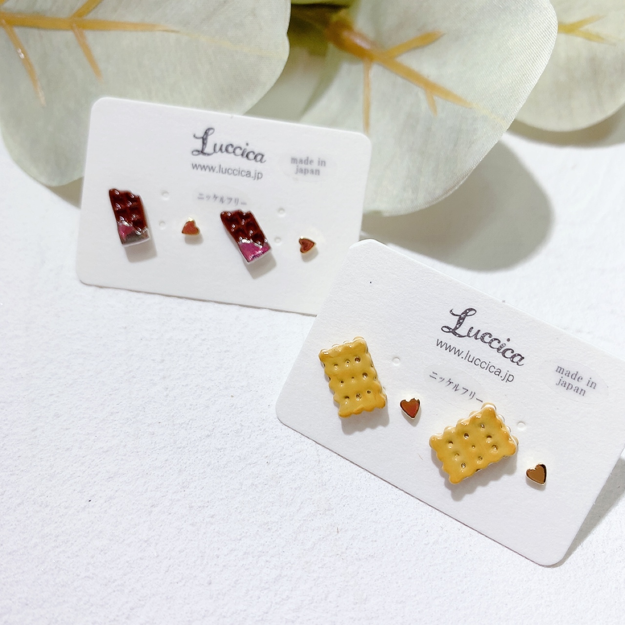 Luccica 餅乾&朱古力耳環