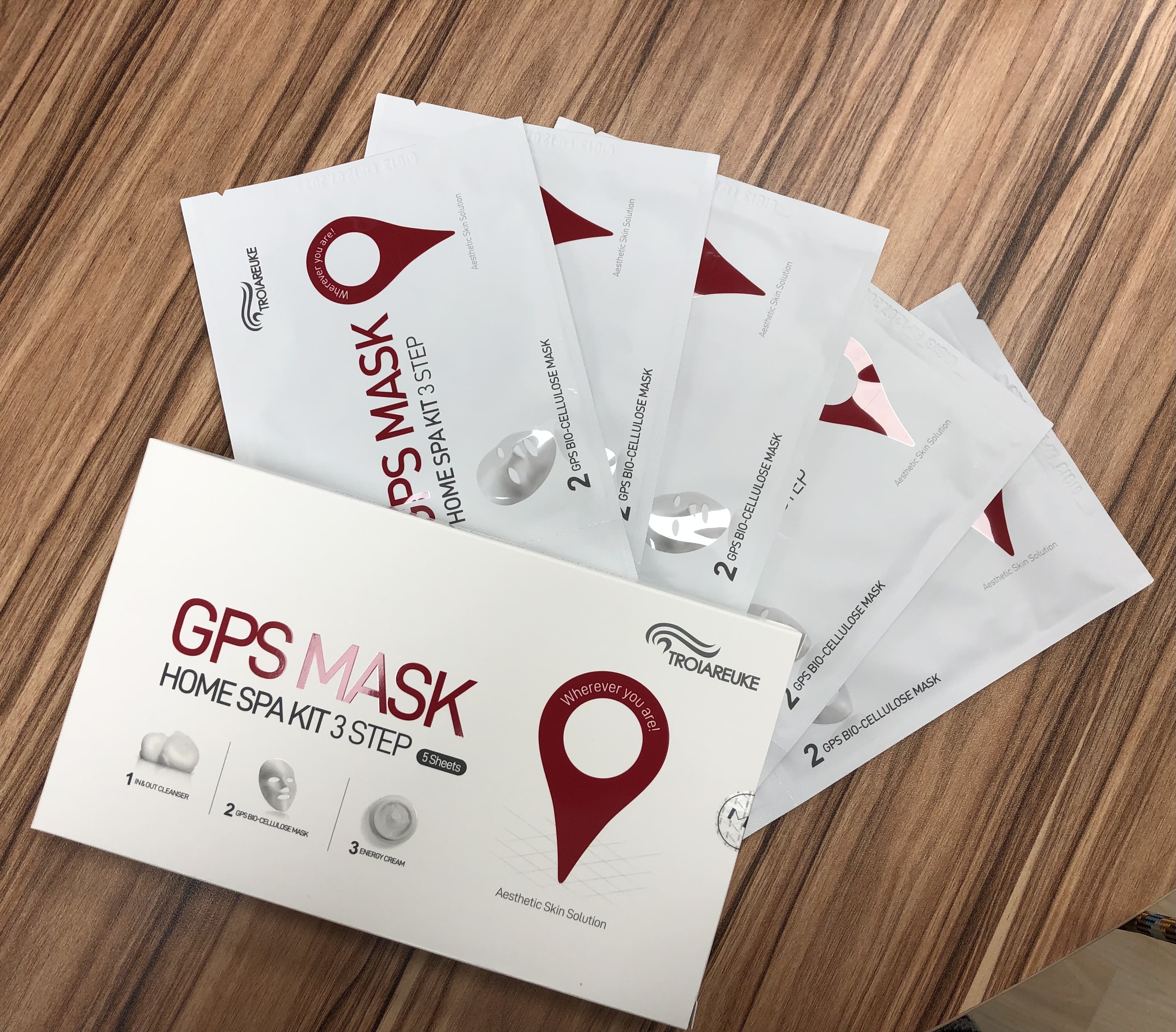 Troiareuke GPS mask 肌膚追蹤面膜 5片