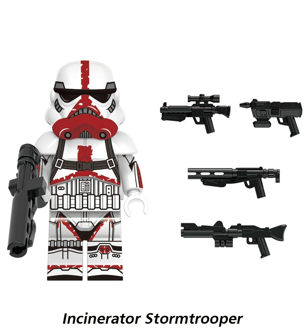 Incinerator Stormtrooper Star Wars Custom Minifigs Fit Lego XH1658