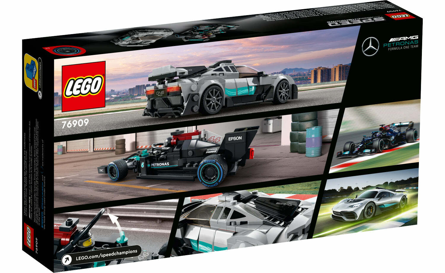 [飛米樂高積木磚賣店] LEGO 76909 Speed-Mercedes-AMG F1 W12 E Performance & Mercedes-AMG Project One
