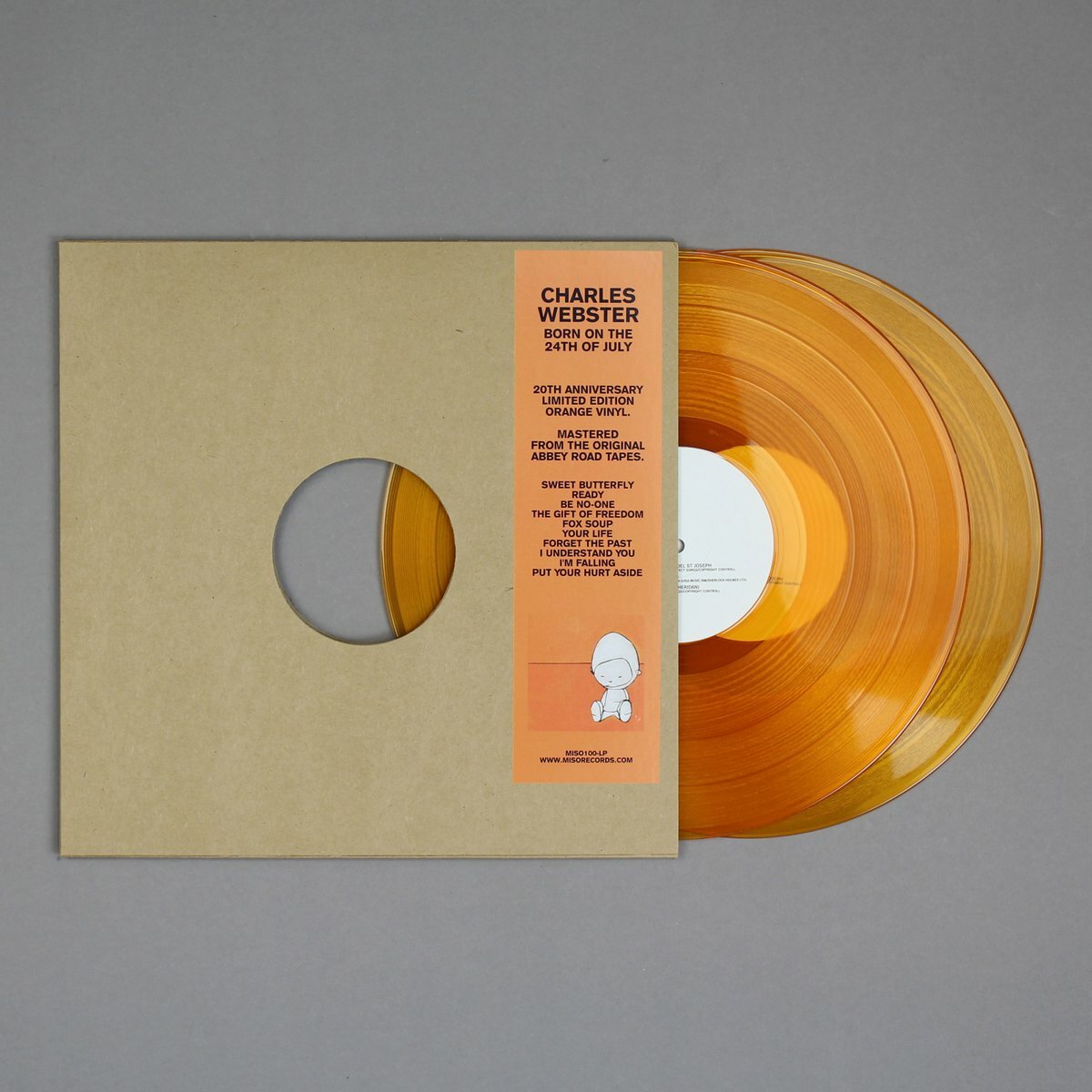 Charles Webster《Born On The 24th Of July (20th Anniversary Edition)》（限量橘膠2LP）