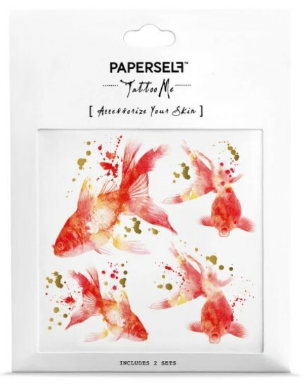 Paperself｜金魚 Rouge : Goldfish 刺青紋身貼紙