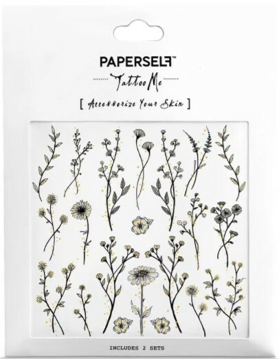 Paperself｜ 微野花 Wildflower 刺青紋身貼紙
