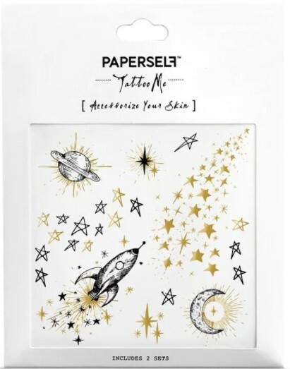 Paperself｜銀河宇宙 Galaxy 刺青紋身貼紙