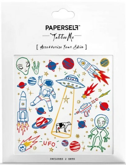 Paperself｜外星人 UFO 刺青紋身貼紙