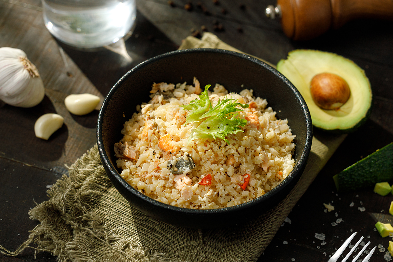 鮭魚花椰菜米炒飯 200G