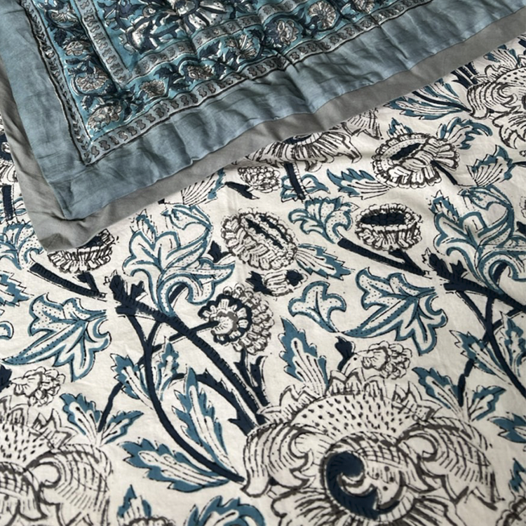 凱爾特神話  純棉植染蓋印平鋪床單