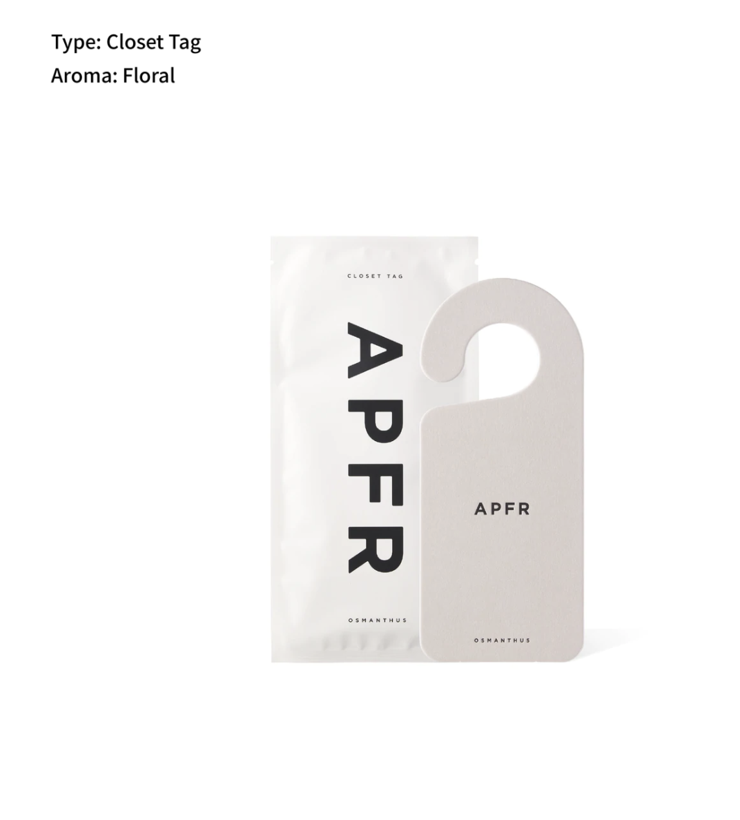 APFR APOTHEKE FRAGRANCE CLOSET TAG 衣櫃香牌 / Osmanthus