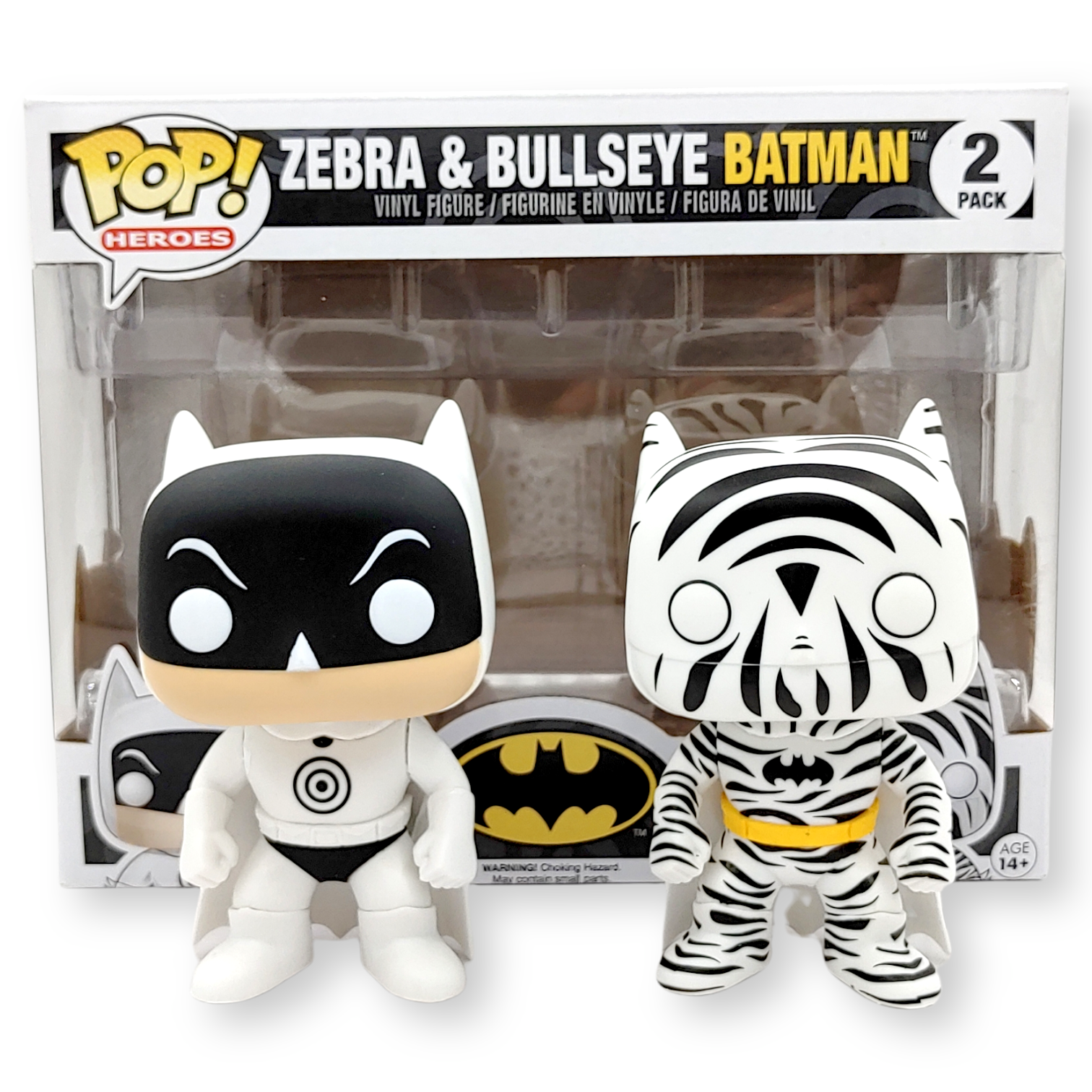 FUNKO POP蝙蝠俠&小丑套裝(靶心/斑馬)-No.2pack