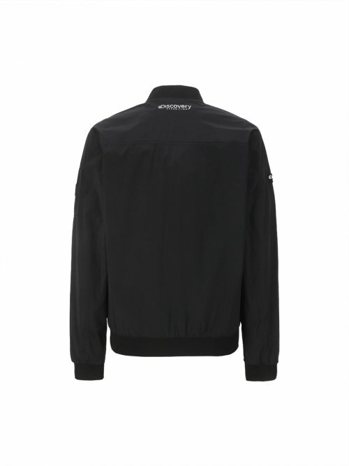 Discovery 輕量 Wilbur 男 logo臂章 外套 黑色 DMWJ71023-BKS