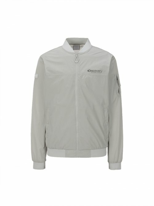 Discovery 輕量 Wilbur 男 logo臂章 外套 灰色 DMWJ71023-GRS