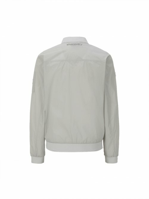 Discovery 輕量 Wilbur 男 logo臂章 外套 灰色 DMWJ71023-GRS