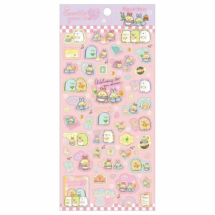 角落生物9月蝦魚餐廳系列-貼紙