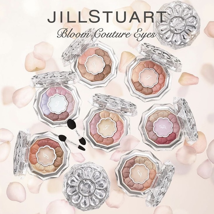 JILL STUART Bloom Couture Eyes 花形5色眼影連工具刷