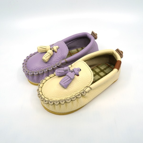 Loafer Mismatch 奶油與紫