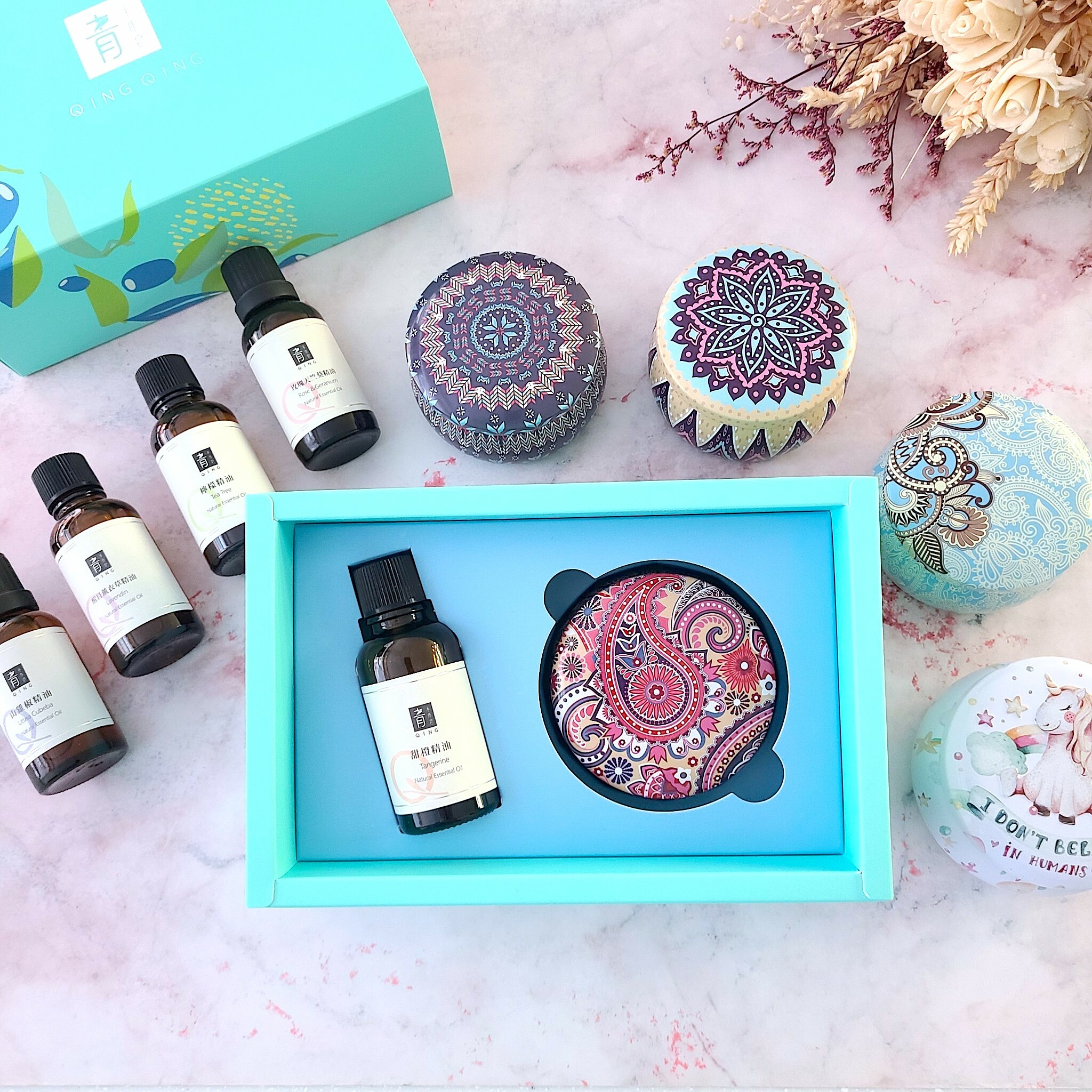 【青手作】芳香精油SPA蠟燭禮盒 | 禮物 | 送禮