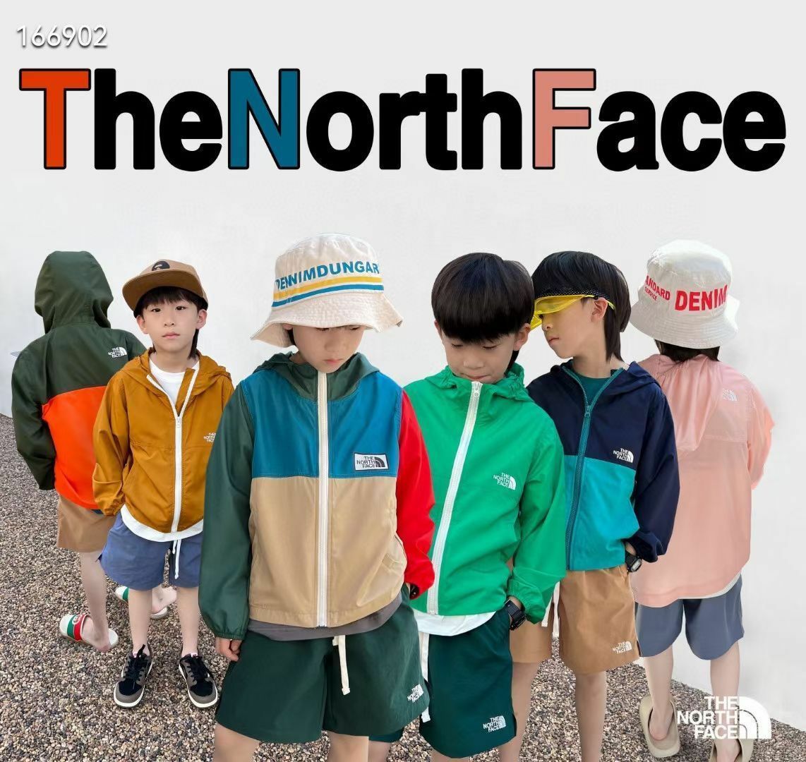 TNF童裝多色防晒外套