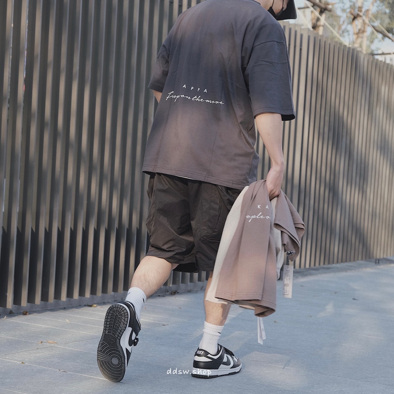 KAPPA 短袖 國外限定款 小字LOGO 黑色 咖啡色 奶茶色