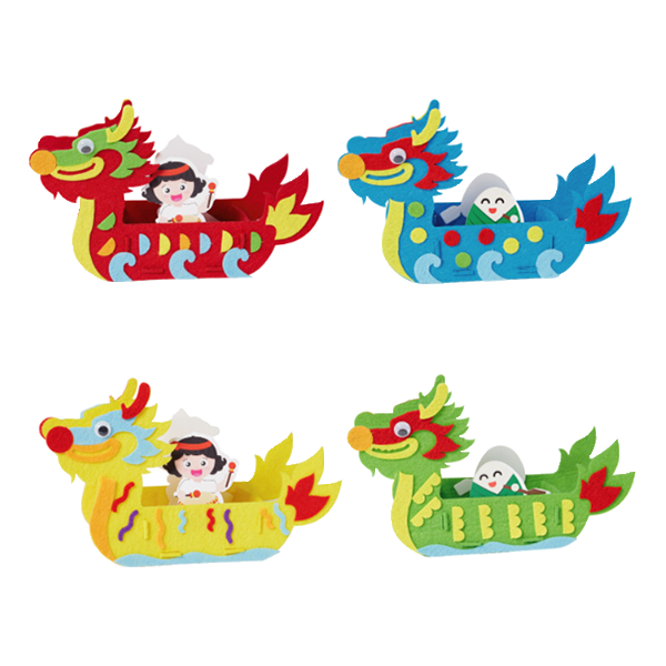 DIY 無紡布龍舟材料包 M1657