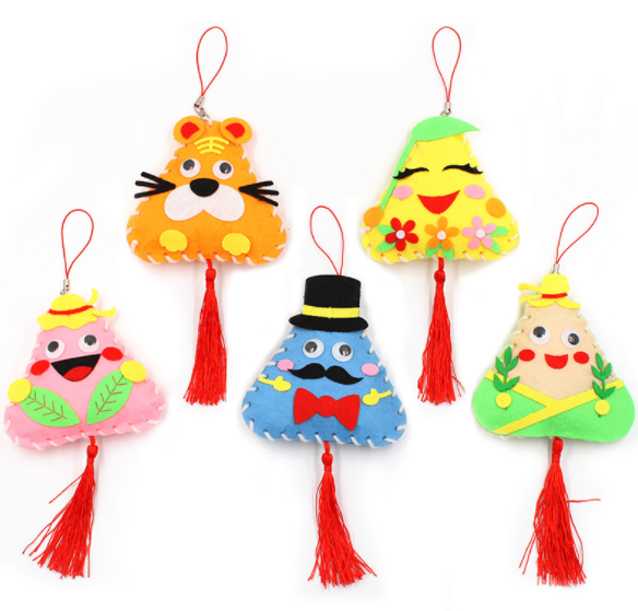 DIY不織布粽子香包材料包 M1690