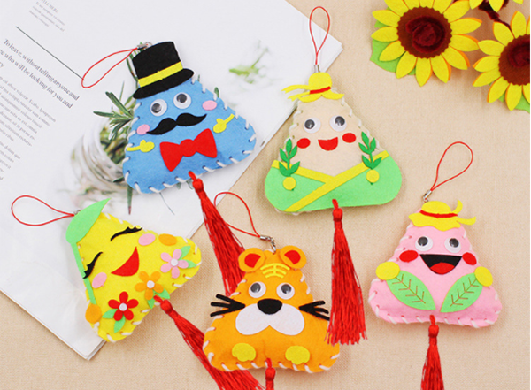 DIY不織布粽子香包材料包 M1690