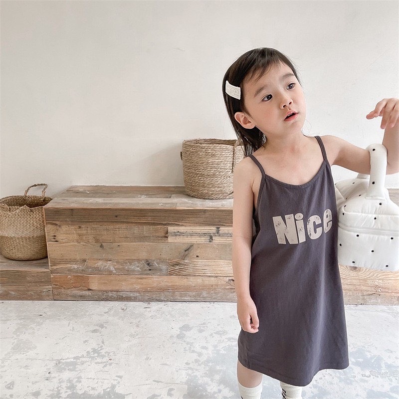 美式街頭風斑駁nice背心裙