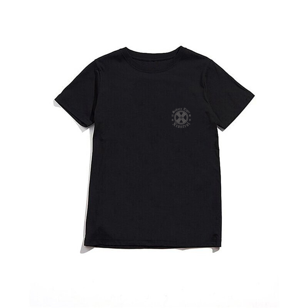 XCTRL 雙變色櫻花虎短T-黑