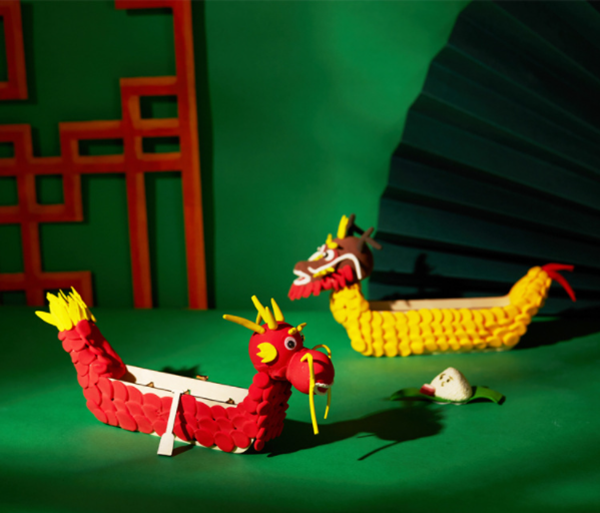 DIY木質黏土龍舟材料包 M6276