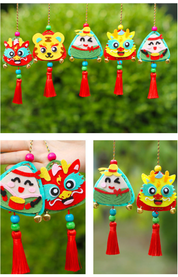 DIY五彩繩粽子香包材料包 YGGY-150